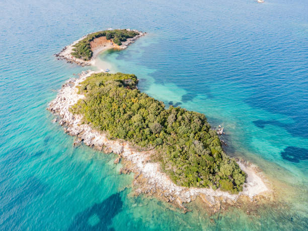 istock Above Ksamil Islands on the Albanian Riviera 2096860311