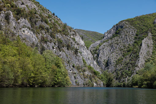 Matka Canyon in North Macedonia is a popular tourist destination.