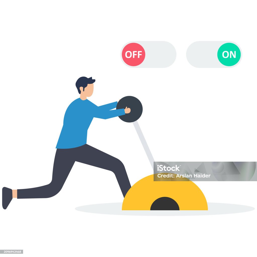 Switch Off Or Turn Off Setting Preference Analytics Control Panel Power ...