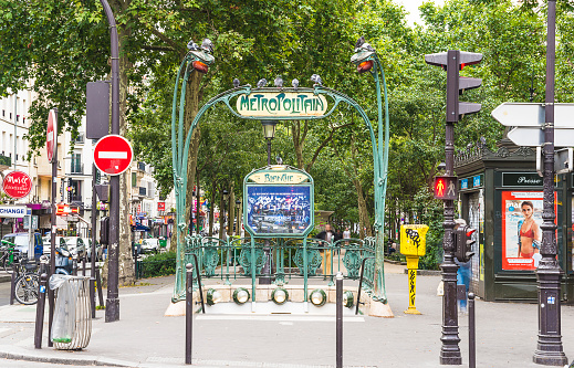 Parisian Subway Sign