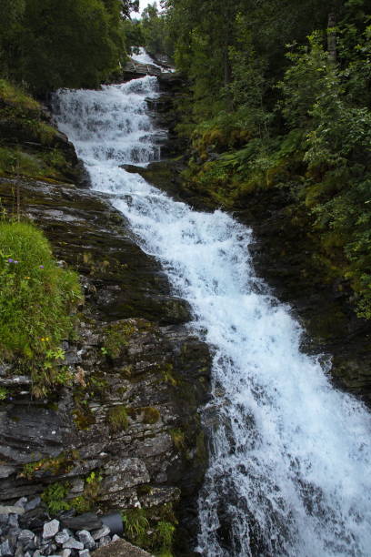 istock Holebroa waterfall over Geiranger, More og Romsdal county, Norway, Europe 2097112784