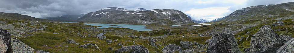 Landscape on scenic route Gamle Strynefjellsvegen, Norway, Europe