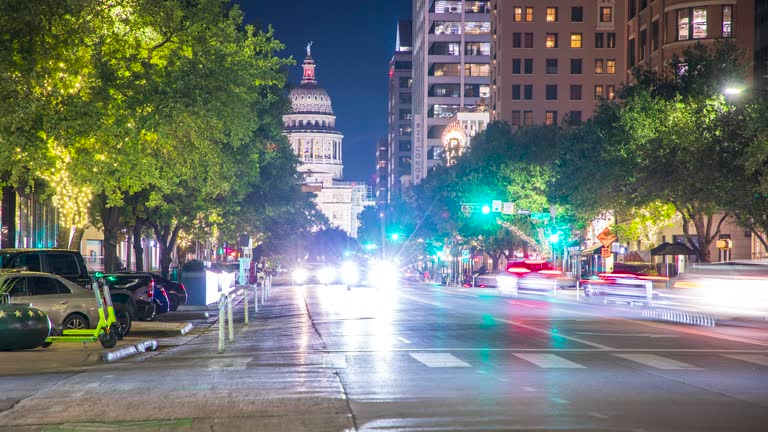 Texas Capitol Night Timelapse