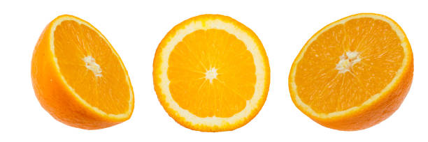 istock Fresh, juicy orange isolated on a white background. panorama, banner. 2097167111