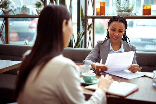 istock Business meeting at cafe 2097192988