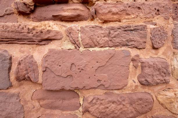 istock Wall of the castle in Silves - sandstone 2097259519