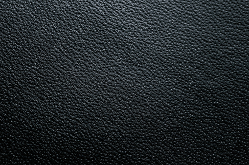 Black Leather Texture Detailed Background