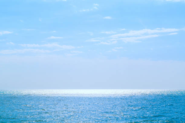 istock Blue sea and blue sky. Clear sunny day at sea. 2097331365