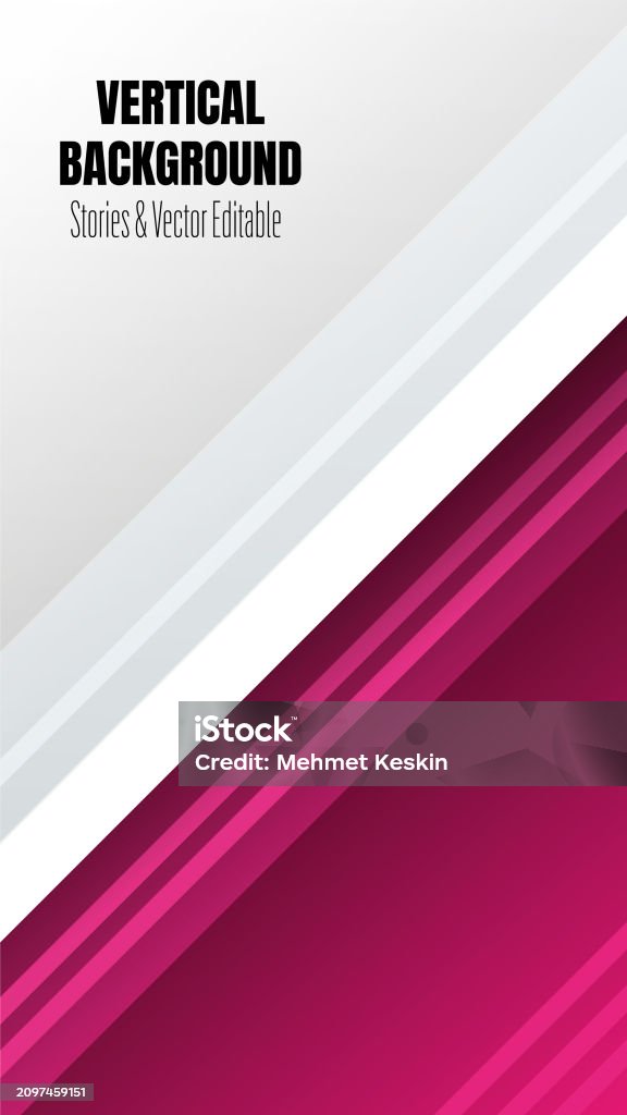 Story Background Vector Pink Vertical Stories Desing Vector Background Stock Illustration ...