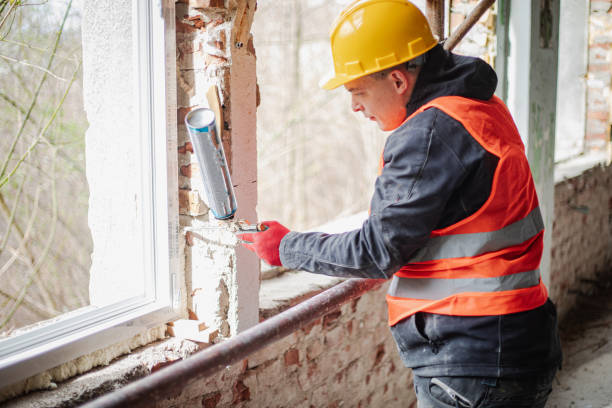 istock Joinery replacement, carpenter installs joinery 2097564433
