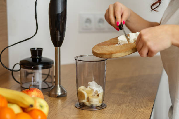 istock Making Banana and Mascarpone Smoothie 2097637474