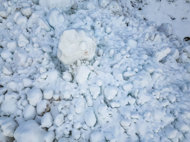 istock Rocks and Snow in Avalanche debris. 2097644286