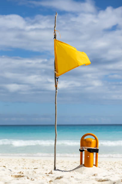 Rental flag on beach