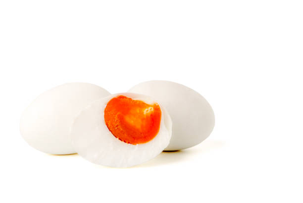 istock Salted eggs are a type of food preservation. Most often use duck eggs. 2097842813