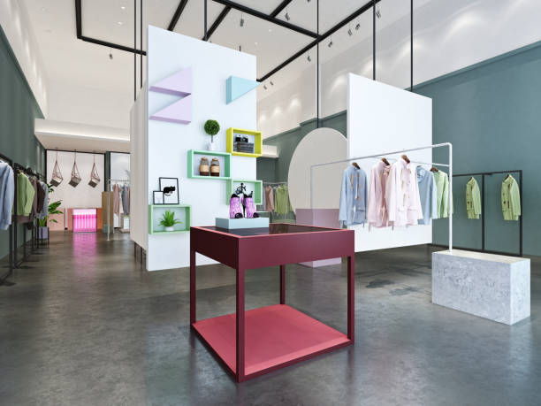 istock 3D render of fashion shop 2097902529