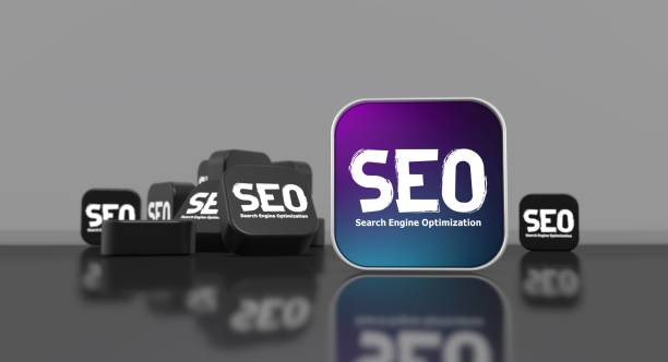 seo, search engine optimization, seo visual presentation. - adsense imagens e fotografias de stock