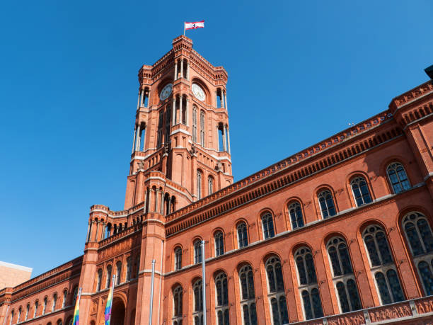 istock Berlin Rathaus: Historic Red Brick City Hall Building 2098085691