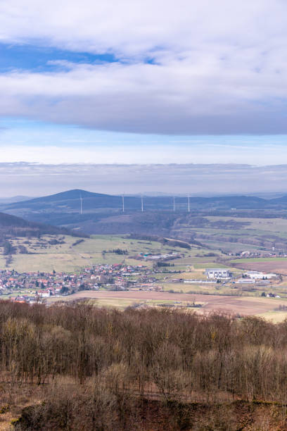 istock Spring hike through the unique Werra Valley near Vacha 2098178556