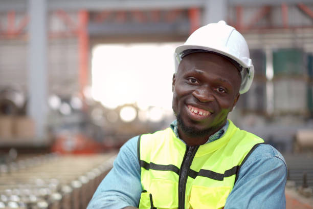 istock Man working in factory. 2098192493