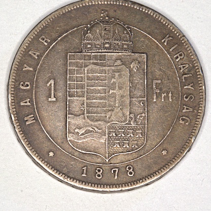 1 Hungarian forint 1878