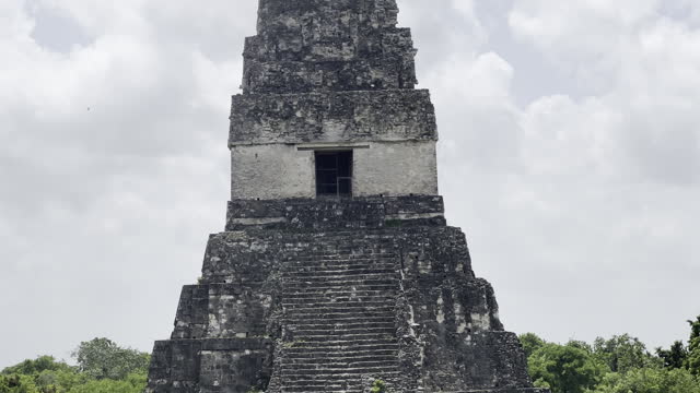 Temple of the great jaguar at Tikal National Park