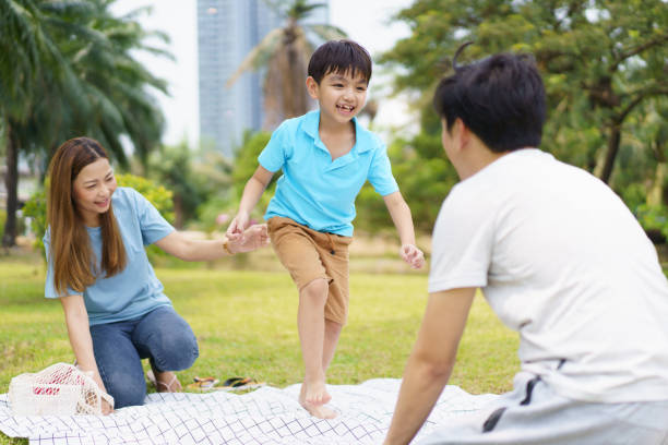istock Family picnic together. 2098333542