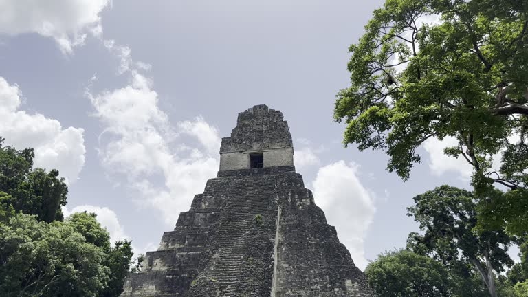 Temple of the great jaguar at Tikal National Park