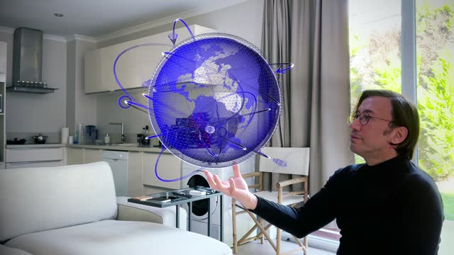 Businessman Searches World at Home with Artificial Intelligence