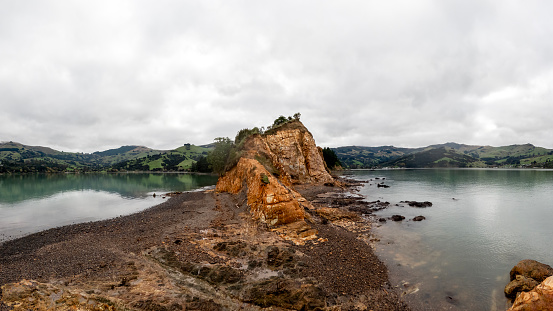 Onawe Pa Track: Exploring Canterbury's Stunning Landscape and Cultural Heritage Along the Onawe Peninsula, New Zealand
