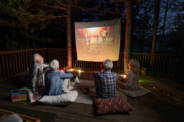 istock Movie night on a terrace! 2098403995