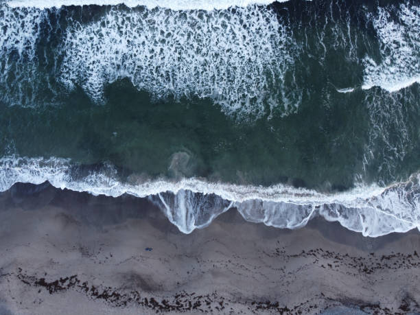 istock Aerial view of water and beach area 2098419782