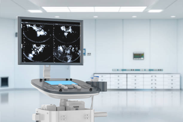 istock Ultrasound machine in hospital room 2098465654