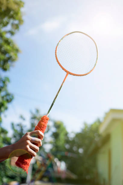istock Asian badminton players prepare to receive 2098506280