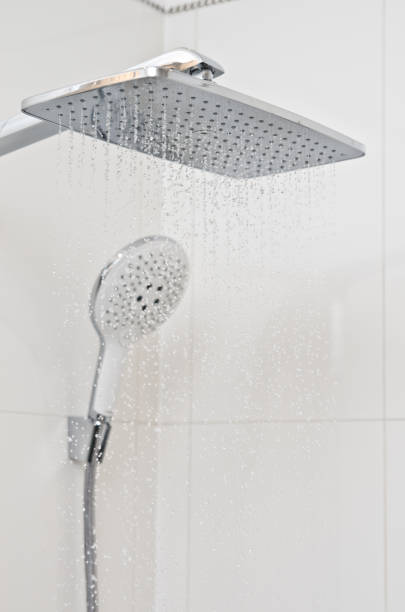 istock Elegant showerhead set detail 2098529579