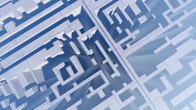 Three -dimensional three -dimensional maze building