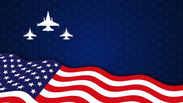 istock American Flag with Memorial Day 2098655190