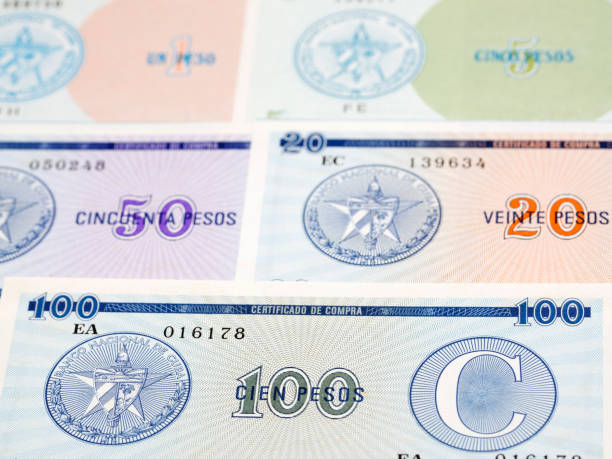 istock Cuban Peso - Foreign Exchange Certificate a business background 2098711851