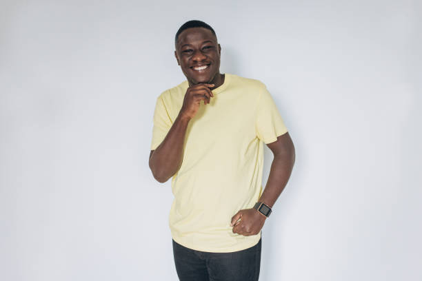 istock Confident portrait of a happy man on white background 2098839521
