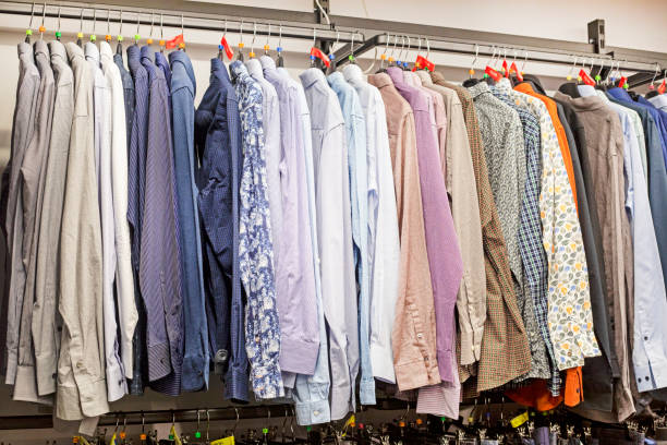 istock stylish modern men's raglans and sweaters in the supermarket 2098850008