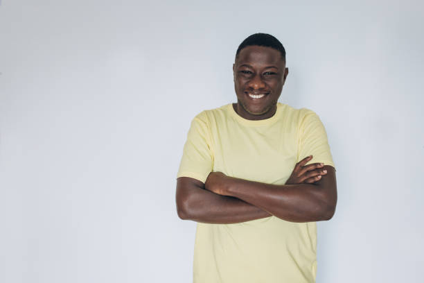 istock Confident portrait of a happy man on white background 2098871952