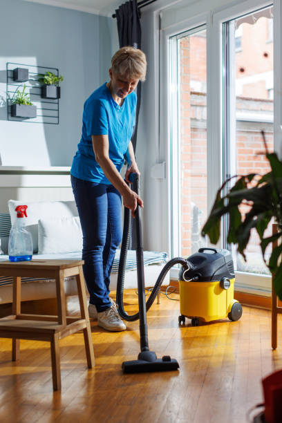 istock Vacuuming The Parquet Floor 2098889322