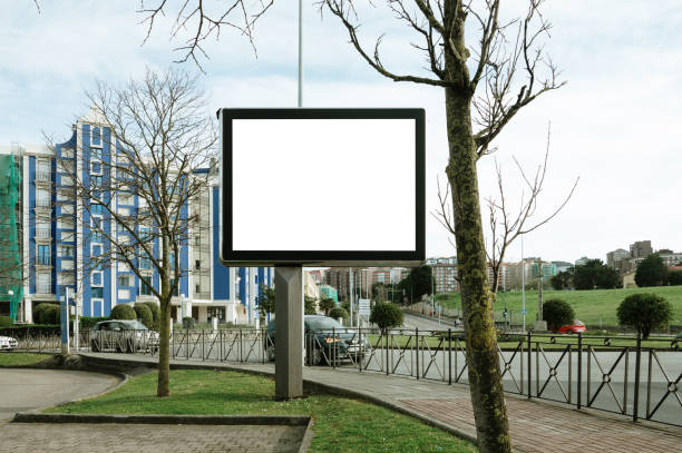 istock Blank billboard in a city 2098911718