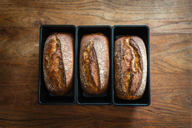 Artisan sourdough rye bread