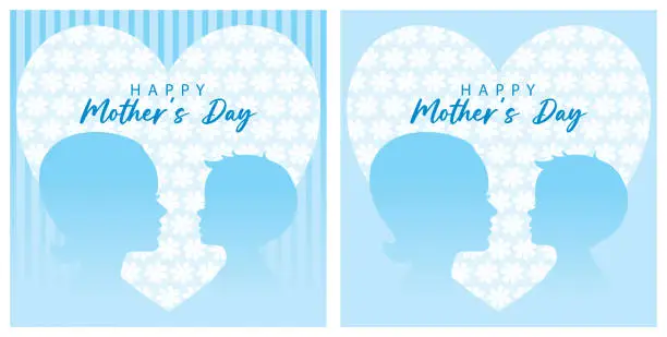 Vector illustration of mother's day