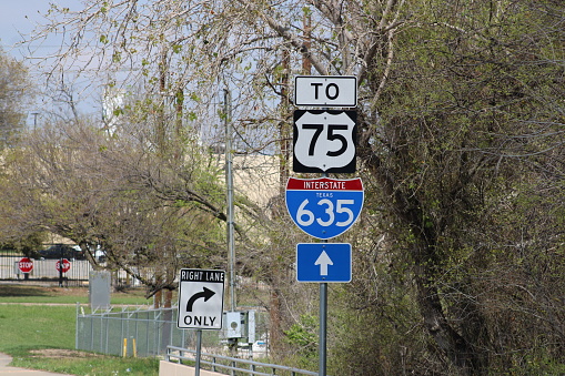 Las Vegas BLVD road sign in Las Vegas, Nevada