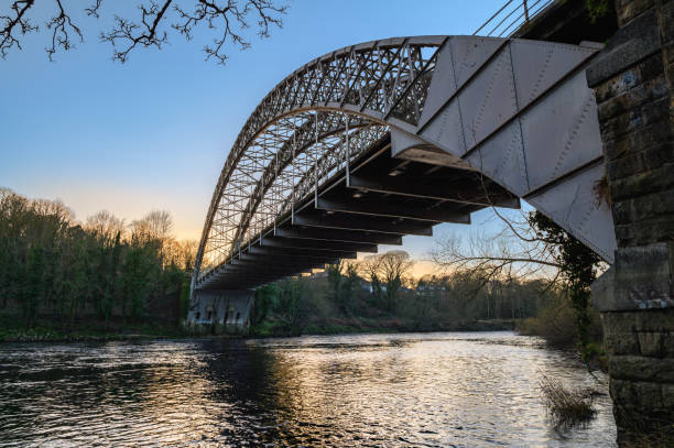 istock The Sun Sets beyond Hagg Bank Bridge 2099120050