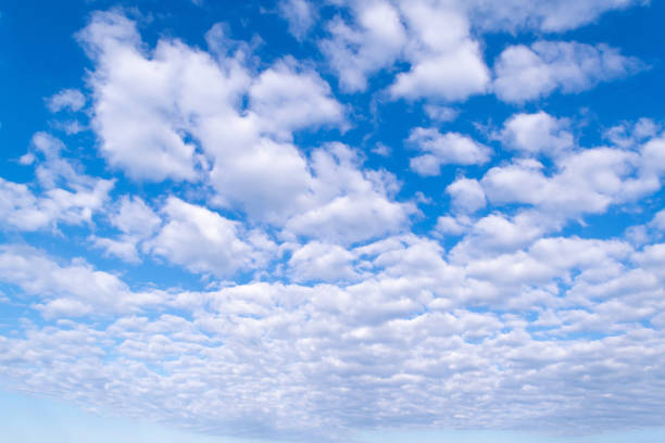 istock Blue sky and white clouds. Beautiful sky background. 2099129705