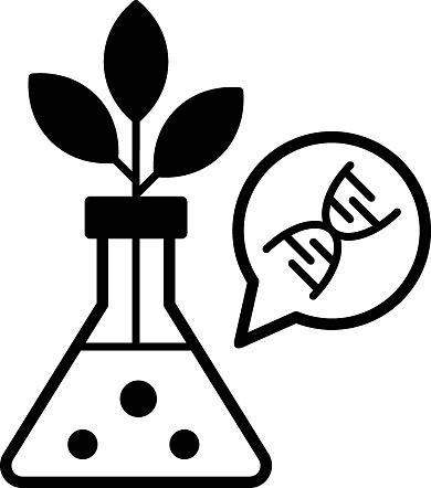 transpirationvector outline design, Biochemistry symbol, Biological processes  Sign, bioscience and engineering stock illustration, phytochemistry Concept