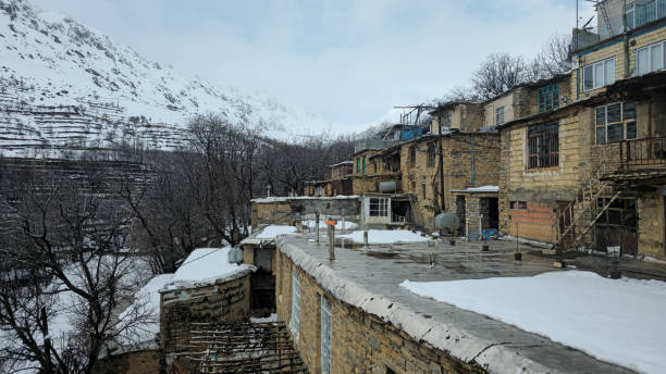 istock Kamalla (Kamaleh) village in Hawraman Takht (Uraman Takht) with traditional and unique architectural style 2099194925