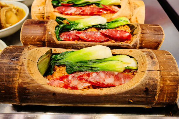 Chinese sausage fried rice, Chinese food